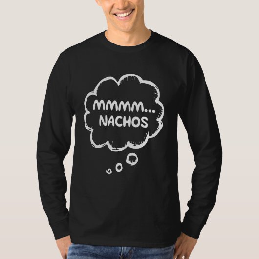 メキシコ料理アパレルギアミームMmmm Nachos Tシャツ (正面)
