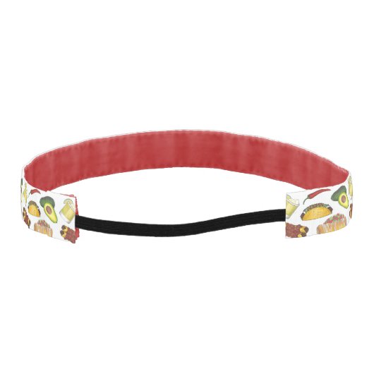 メキシコ料理アボカドタコマルガリタエンチラダス アスレチックヘッドバンド (裏面)