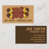 メキシコ料理エンチラダス個人シェフ調理師グルメ 名刺 (正面/裏面)