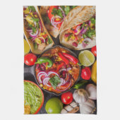 メキシコ料理キッチンタオル1 キッチンタオル (縦)