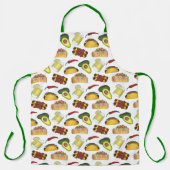 メキシコ料理タコマルガリタエンチラダアボカド エプロン (正面)