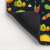 メキシコ料理パターンメキシコグルメかわいい夏 マウスパッド (コーナー)