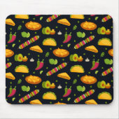 メキシコ料理パターンメキシコグルメかわいい夏 マウスパッド (正面)