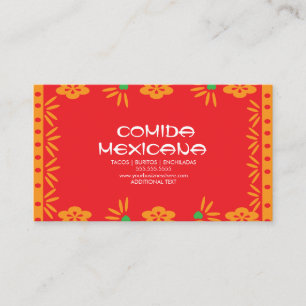 メキシコ料理フードトラック ペペルピカド 名刺
