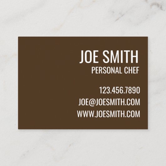 メキシコ料理レストランビーフタコパーソナルシェフ 名刺 (裏面)