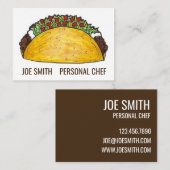 メキシコ料理レストランビーフタコパーソナルシェフ 名刺 (正面/裏面)
