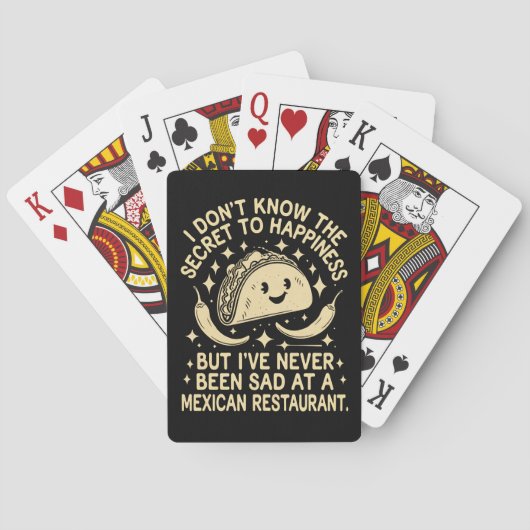 メキシコ料理屋で悲しくなったことがない 笑 トランプ (裏面)