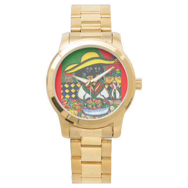メキシコ料理長ダシュント 腕時計 (正面)