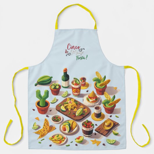 メキシコ料理 エプロン (正面)