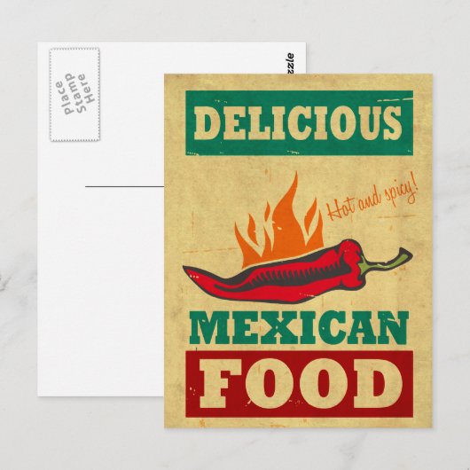 メキシコ料理 ポストカード (正面/裏面)