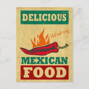 メキシコ料理 ポストカード