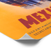メキシコ旅行ポスター1 ポスター (角)