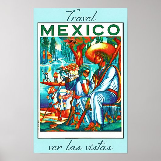 メキシコ旅行ポスター ポスター (正面)