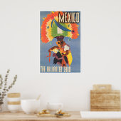 メキシコ旅行ポスター メキシコのアート 魅惑の ポスター (キッチン)