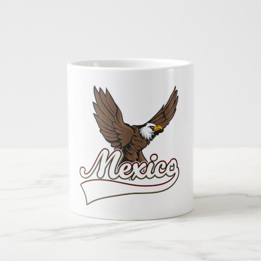 メキシコ旅行ロゴ ジャンボコーヒーマグカップ (正面)