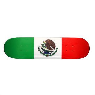 メキシコ旗のスケートボード スケートボード