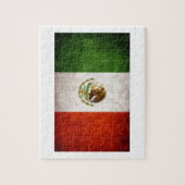 メキシコ旗のデザイン ジグソーパズル (縦)
