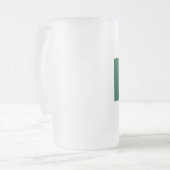 メキシコ旗のTシャツおよびギフト フロストグラスビールジョッキ (正面左)