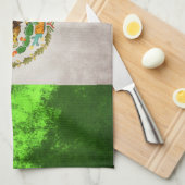 メキシコ旗タオル16" x 24" キッチンタオル (四つ折り)