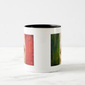 メキシコ旗-メキシコのスタイル ツートーンマグカップ (中央)