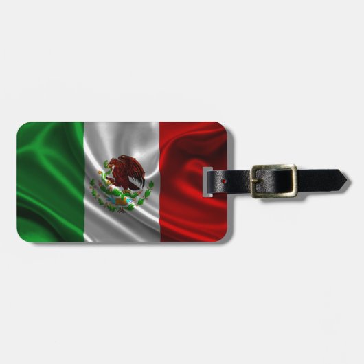 メキシコ旗 ラゲッジタグ (正面横)