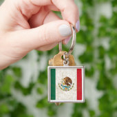 メキシコ旗Keychain キーホルダー (手)