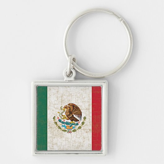 メキシコ旗Keychain キーホルダー (正面)
