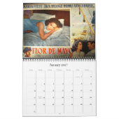 メキシコ映画のポスターの壁掛けカレンダー カレンダー (1月 2027)