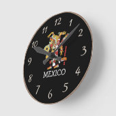 メキシコ時計 ラウンド壁時計 (傾斜)