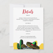 メキシコ最終フィスタバチェロレッテmargarita 招待状 (裏面)