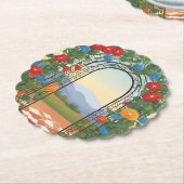 メキシコ朝顔 ペーパーコースター (アングル)