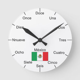 メキシコ柱時計 ラウンド壁時計