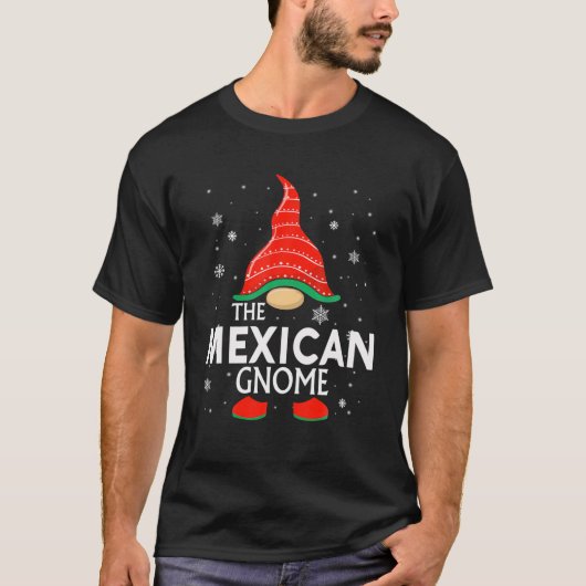 メキシコ格言家族クリスマスパジャマメキシコ Tシャツ (正面)