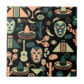 メキシコ様式 タイル (正面)