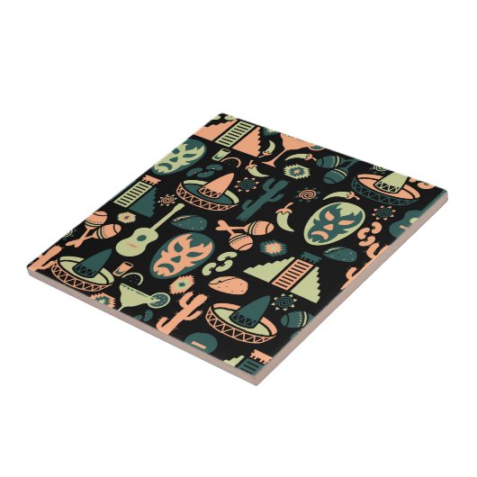 メキシコ様式 タイル (側面)