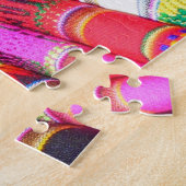 メキシコ模様の織物パズル ジグソーパズル (側面)