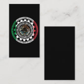 メキシコ歴アステカ史Mayaカレンダー 名刺 (正面/裏面)