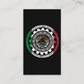 メキシコ歴アステカ史Mayaカレンダー 名刺 (正面)