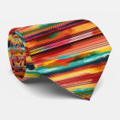 メキシコ毛布フィエスタウォーターカラーセラペ ネクタイ (ロール)