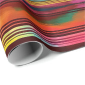 メキシコ毛布フィエスタストライプ水彩サラプ ラッピングペーパー (ロールコーナー)