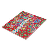 メキシコ民芸の生命の樹は台所をタイルを張ります タイル (側面)