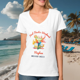 メキシコ水彩画のバチェラー・パーティー Tシャツ