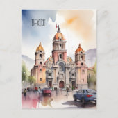 メキシコ水彩画 ポストカード (正面)