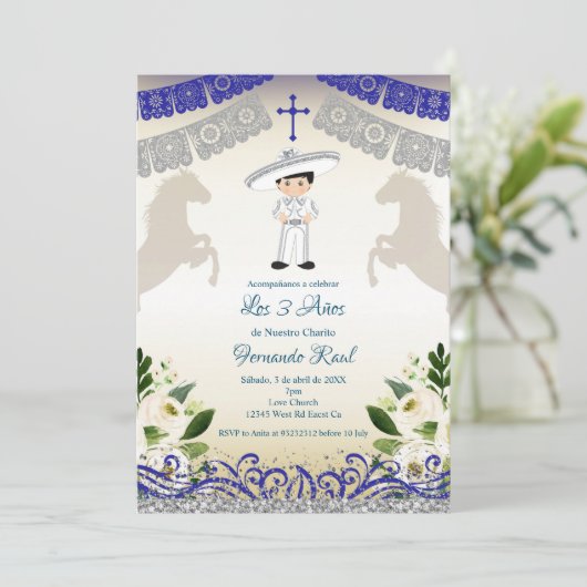 メキシコ海軍ブルーインビタシオントレアノス 招待状 (スタンド正面)