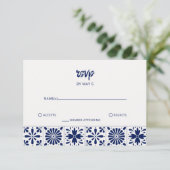 メキシコ海軍ブルータラベラ結婚タイル 出欠カード (スタンド正面)