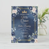 メキシコ海軍ブルー&ホワイトローゼガールキンセアニラ 招待状 (スタンド正面)