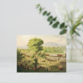 メキシコ渓谷の鉄道、1869年 ポストカード (スタンド正面)