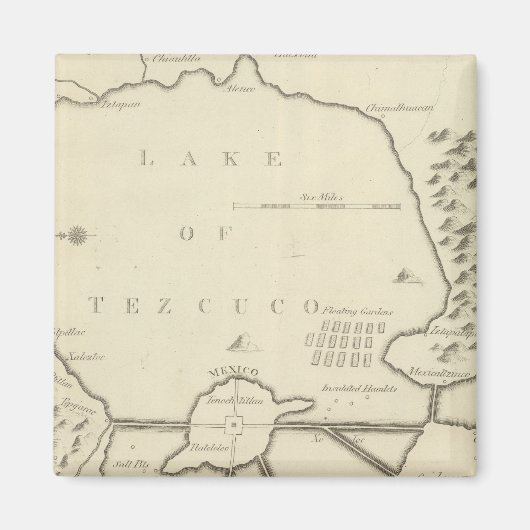 メキシコ湖 マグネット (正面)