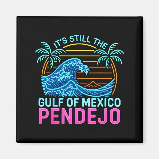 メキシコ湾だよ Pendejo Beach 冗談みたいなスペイン語 マグネット (正面)
