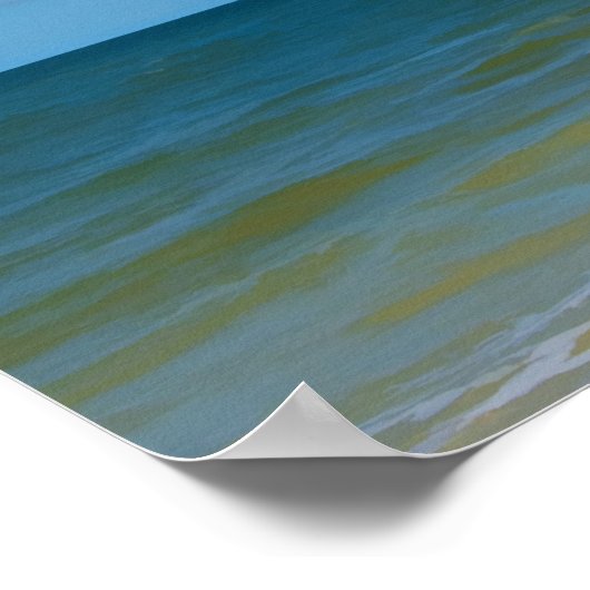 メキシコ湾でのセーリングプリント ポスター (角)